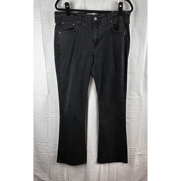 Signature by Levi Strauss Denim - Levi Strauss Signature Stretch Bootcut Jeans Missies Size 14 Medium Black